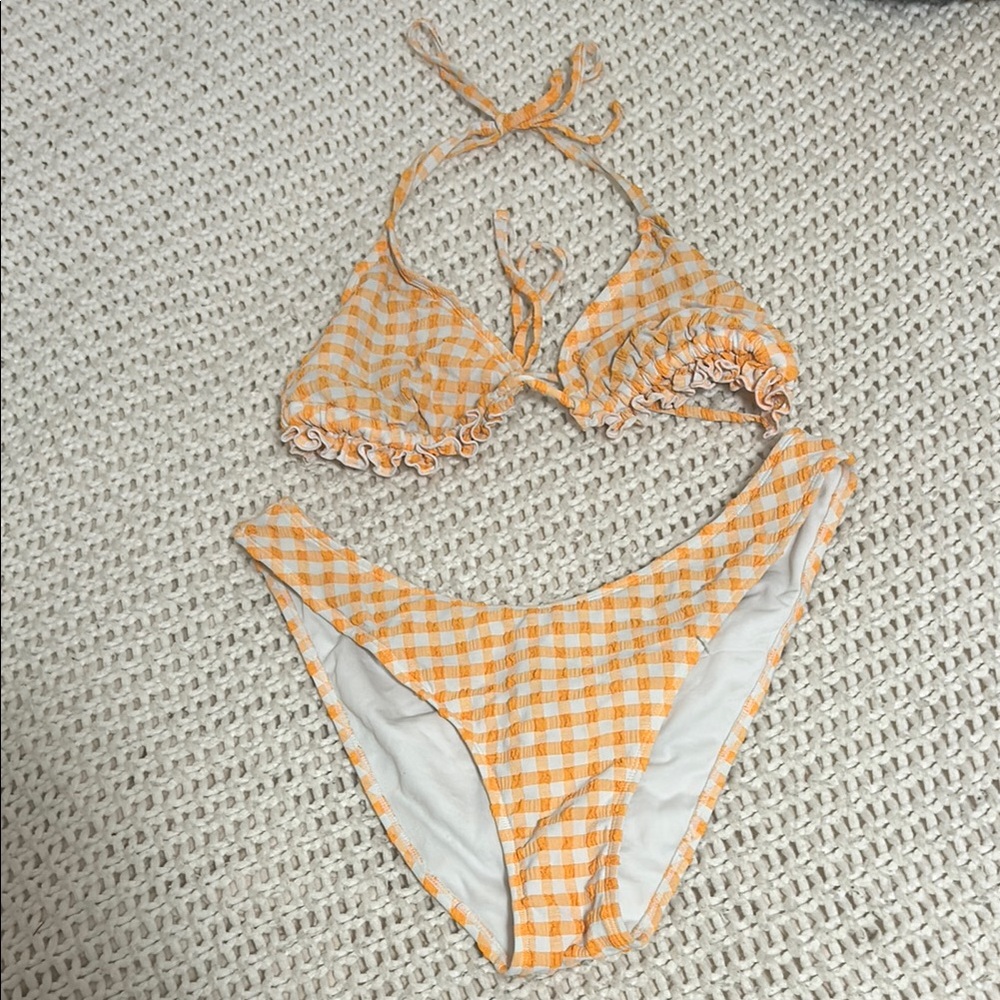 Gingham Bikini Set